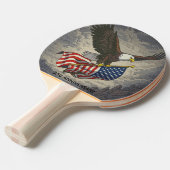 250 Anniversary USA Freedom 2026, American Flag Pi 卓球ラケット (正面アングル)