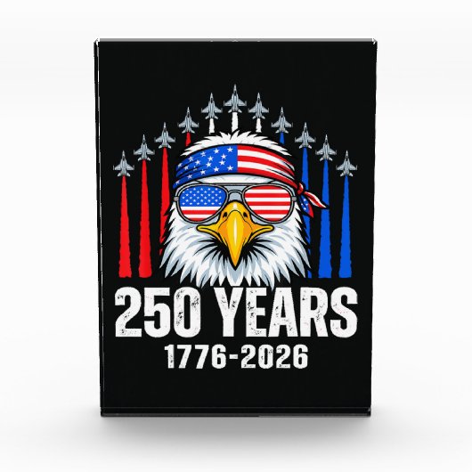 250 Anniversary USA Patriotic Eagle 250th  フォトブロック (正面)