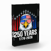 250 Anniversary USA Patriotic Eagle 250th  フォトブロック (左)