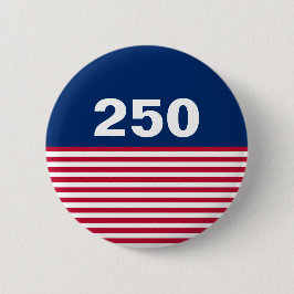 250 Red White and Blue USA Anniversary 缶バッジ