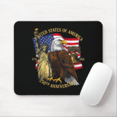 250 Years 1776-2026 250th Birthday Eagle Liberty B マウスパッド (マウス)