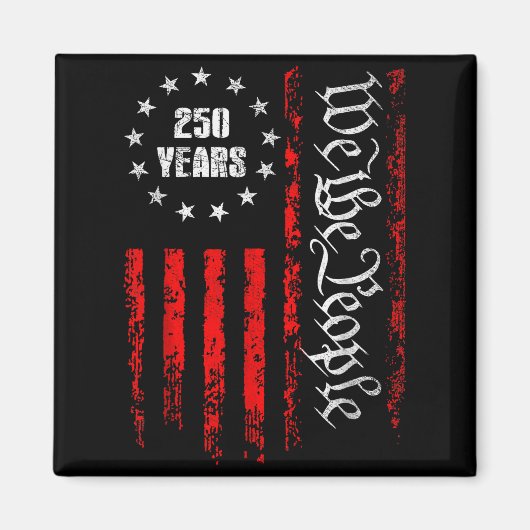 250 Years 1776-2026 250th Birthday Usa Patriotic 4 マグネット (正面)