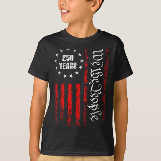 250 Years 1776-2026 250th Birthday Usa Patriotic 4 Tシャツ (正面)