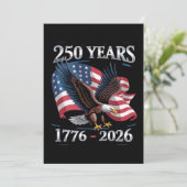 250 Years 4th Of July Eagle USA Flag 1776 2026 案内状 (スタンド正面)