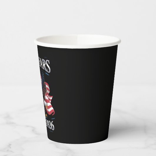 250 Years 4th Of July Eagle USA Flag 1776 2026 紙コップ (左)