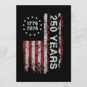 250 Years America Anniversary 250th Independence  招待状 (正面)