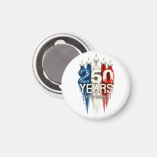 250 Years American Flag 250th Anniversary  マグネット (正面/裏面)