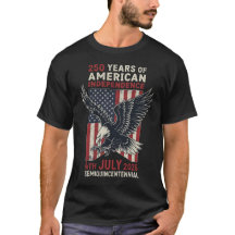 250 Years American Independence Patriotic Eagle