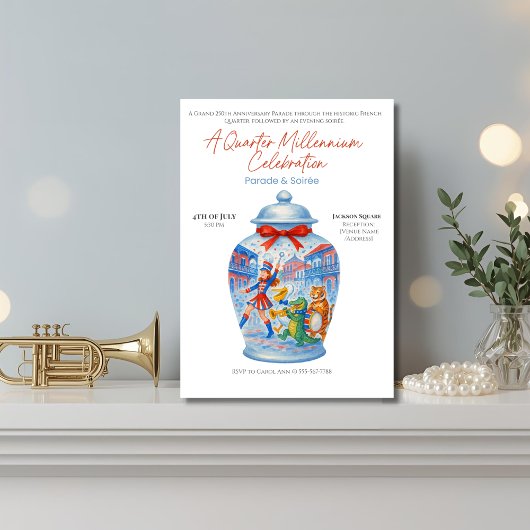 250 years Anniversary Ginger Jar Parade & Soirée 招待状