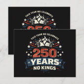 250 Years No Kings Patriotic 招待状 (正面/裏面)