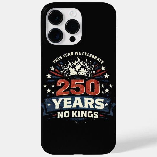 250 Years No Kings Patriotic Case-Mate iPhoneケース (裏面)