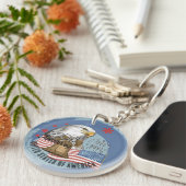 250 Years of America Eagle & Liberty We The People キーホルダー (正面右)