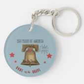 250 Years of America Eagle & Liberty We The People キーホルダー (裏面)