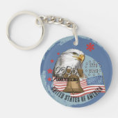250 Years of America Eagle & Liberty We The People キーホルダー (正面)
