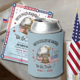 250 Years of America Patriotic Custom Can Cooler 缶クーラー