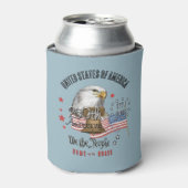 250 Years of America Patriotic  Custom Can Cooler  缶クーラー (缶正面)