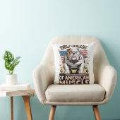 250 Years of American Muscle Bulldog クッション (椅子)