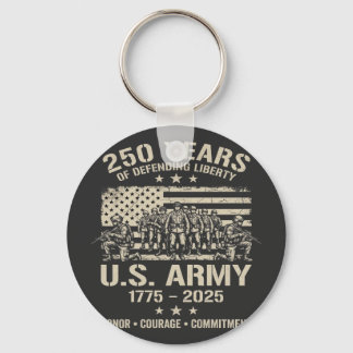 250 Years of Defending Liberty Military Veteran  キーホルダー