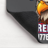 250 Years Of Dom 1776 2026 Bald Eagle 250th Birthd マウスパッド (コーナー)