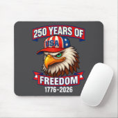 250 Years Of Dom 1776 2026 Bald Eagle 250th Birthd マウスパッド (マウス)