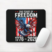 250 Years Of Dom 1776 2026 Patriotic Bald Eagle Us マウスパッド (マウス)