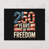 250 Years of Freedom エンクロージャーカード (裏面)