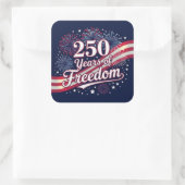 250 years of freedom  スクエアシール (バッグ)