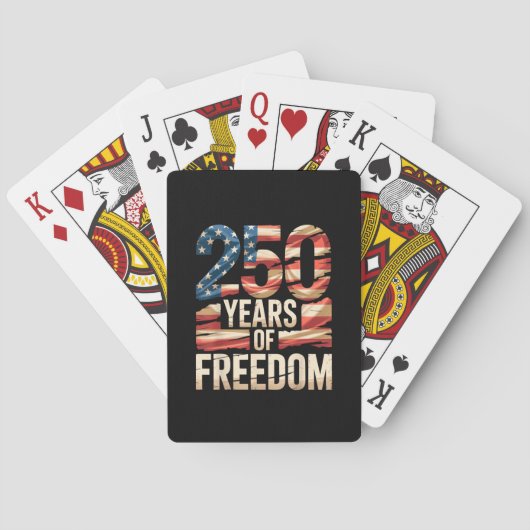 250 Years of Freedom トランプ (裏面)