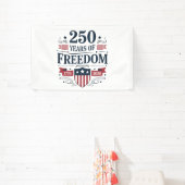 250 Years Of Freedom 1776 2026 250th 4th Of July 横断幕 (インサイチュ)
