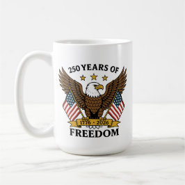 250 Years of Freedom America's Anniversary コーヒーマグカップ