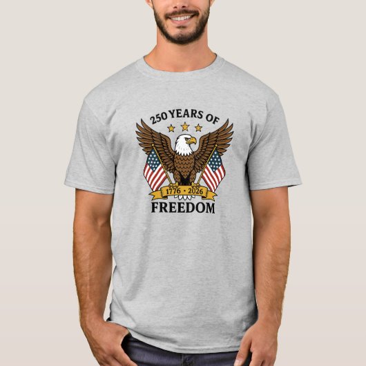 250 Years of Freedom America's Anniversary Tシャツ (正面)