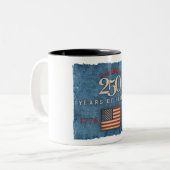 250 Years of Freedom - Coffee Mug ツートーンマグカップ (正面左)