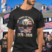 250 Years Of Freedom Eagle 1776 2026 Celebration  Tシャツ