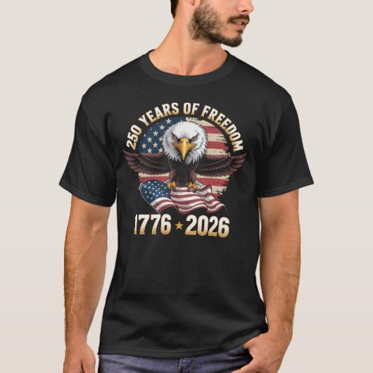 250 Years of Freedom Eagle Tシャツ (正面)
