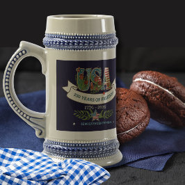250 Years of Freedom Elegant Patriotic Beer Stein ビールジョッキ