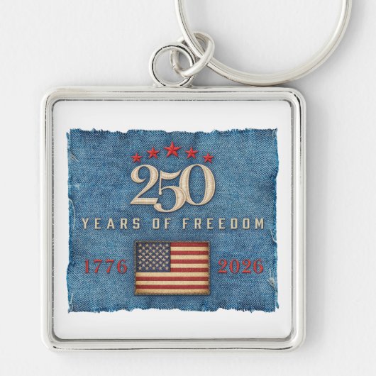 250 Years of Freedom - Keychain キーホルダー (正面)