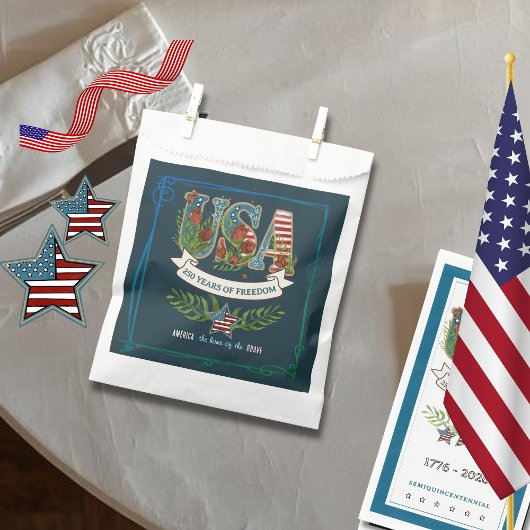 250 Years of Freedom Midnight Blue Elegant  フェイバーバッグ