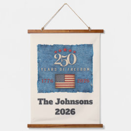 250 Years of Freedom - Personalized Wall Tapestry 吊り下げ型タペストリー