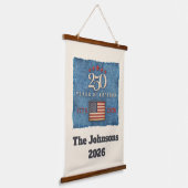250 Years of Freedom - Personalized Wall Tapestry 吊り下げ型タペストリー (傾斜あり)
