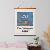 250 Years of Freedom - Personalized Wall Tapestry 吊り下げ型タペストリー (寝室)