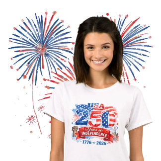 250 Years of Independence 4th of July Anniversary Tシャツ