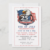 250 Years of Independence 4th of July Party 招待状 (正面)