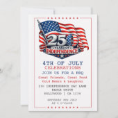 250 Years of Independence 4th of July Party 招待状 (正面)