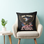 250 Years of Strength Eagle Patriotic クッション (椅子)