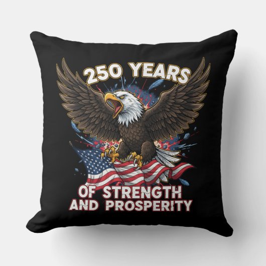250 Years of Strength Eagle Patriotic クッション (正面)