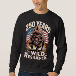 250 Years of Wild Resilience Bison スウェットシャツ