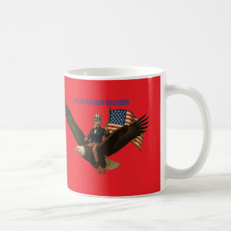 250 Years Uncle Sam, Bald Eagle and American Flag コーヒーマグカップ