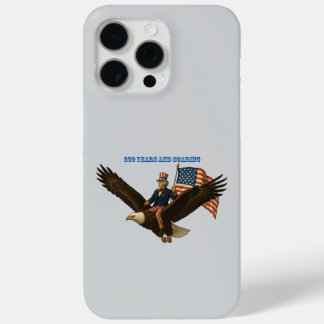 250 Years Uncle Sam, Bald Eagle and American Flag iPhone 15 Pro Maxケース