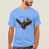 250 Years Uncle Sam, Bald Eagle and American Flag Tシャツ (正面)