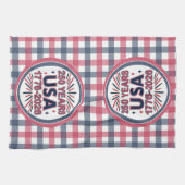 250 Years USA | 1776–2026 Semiquincentennial キッチンタオル (横)